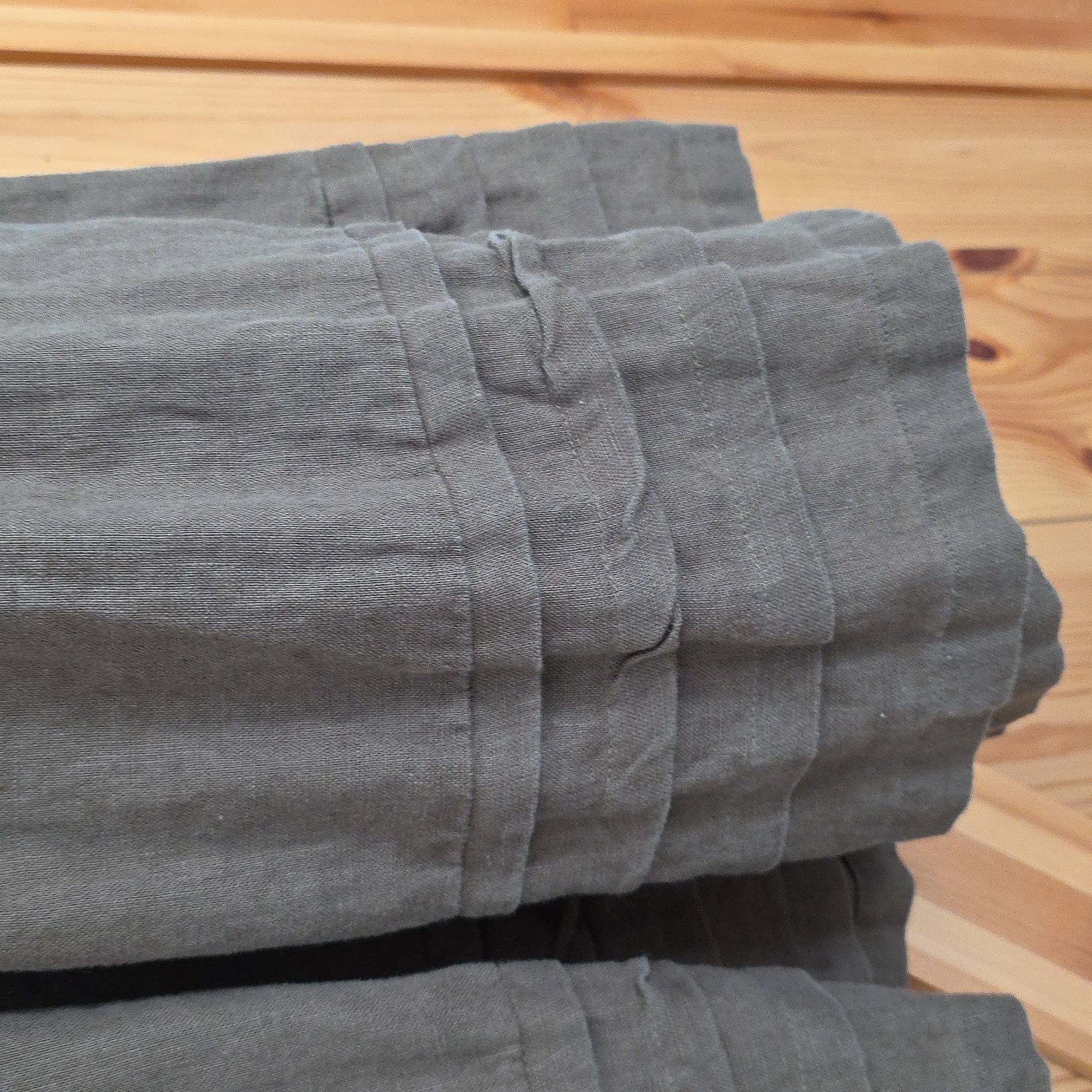 Linennaive Olive Dress With Cross-Back — image 8 of 8